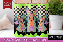 Spooky Bunny Halloween Tumbler Wrap Spooky Season Tumbler Product Image 1