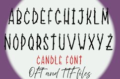 Spooky Candle Halloween OFT and TTF Birthday Font Product Image 2