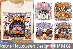 Spooky Candy Shop Sublimation, Pumpkin Bakery PNG Product Image 1