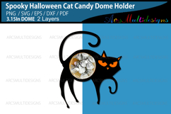 Spooky Halloween Cat candy dome holder Product Image 3