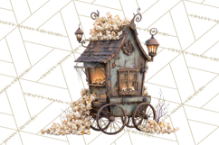Spooky Circus Clip Art Png, Creepy Halloween Clipart Png Product Image 3
