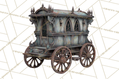 Spooky Circus Clip Art Png, Creepy Halloween Clipart Png Product Image 4