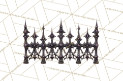 Spooky Circus Clip Art Png, Creepy Halloween Clipart Png Product Image 2