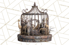 Spooky Circus Clip Art Png, Creepy Halloween Clipart Png Product Image 3