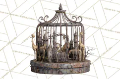 Spooky Circus Clip Art Png, Creepy Halloween Clipart Png Product Image 3