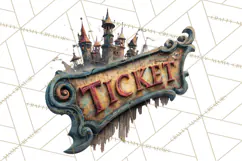 Spooky Circus Clip Art Png, Creepy Halloween Clipart Png Product Image 4