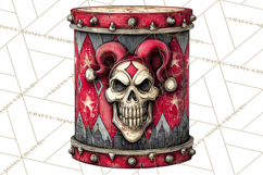 Spooky Circus Clip Art Png, Creepy Halloween Clipart Png Product Image 5