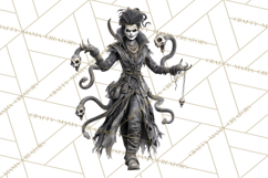 Spooky Circus Clip Art Png, Creepy Halloween Clipart Png Product Image 2