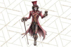 Spooky Circus Clip Art Png, Creepy Halloween Clipart Png Product Image 3