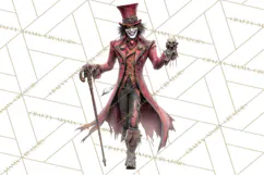 Spooky Circus Clip Art Png, Creepy Halloween Clipart Png Product Image 3