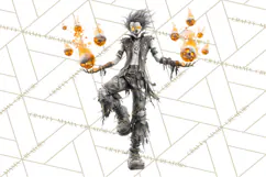 Spooky Circus Clip Art Png, Creepy Halloween Clipart Png Product Image 5