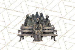 Spooky Circus Clip Art Png, Creepy Halloween Clipart Png Product Image 3