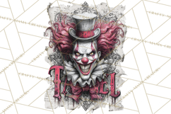 Spooky Circus Clip Art Png, Creepy Halloween Clipart Png Product Image 5