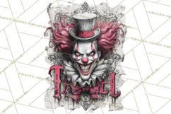Spooky Circus Clip Art Png, Creepy Halloween Clipart Png Product Image 5