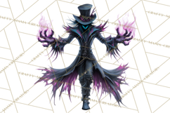 Spooky Circus Clip Art Png, Creepy Halloween Clipart Png Product Image 2