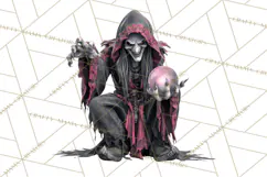 Spooky Circus Clip Art Png, Creepy Halloween Clipart Png Product Image 4