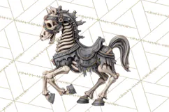 Spooky Circus Clip Art Png, Creepy Halloween Clipart Png Product Image 5