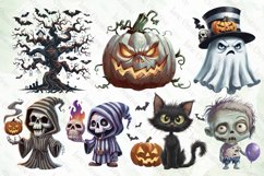 Spooky Halloween Sublimation Clipart Bundle Product Image 3