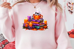 Spooky Coffee &amp; Books Clipart Product Image 5