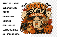 Spooky Coffee Season Png Product Image 3