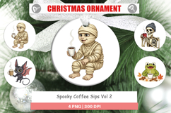 Ornament Spooky Coffee Sips Product Image 1