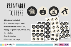 printable halloween toppers for cupcakes