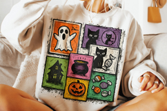 Halloween Ghost Cat PNG, Spooky PNG, Halloween PNG, Pumpkin Product Image 4