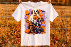 Spooky Dachshund Png, Halloween Wiener Dog Ghost PNG Product Image 3
