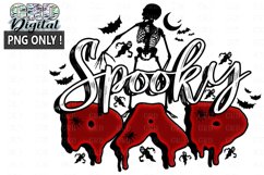Spooky Dad Sublimation PNG Only ! Product Image 1