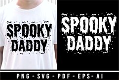 Spooky Daddy Halloween SVG | Halloween SVG Design Product Image 1