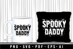 Spooky Daddy Halloween SVG | Halloween SVG Design Product Image 2
