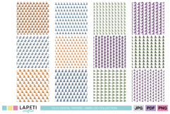 Spooky scrapbook paper set for halloween crafts