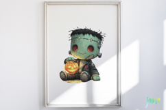 Spooky Doll Sublimation Clipart Product Image 5