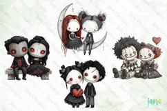 Spooky Doll Sublimation Clipart Product Image 1