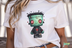 Spooky Doll Sublimation Clipart Product Image 3