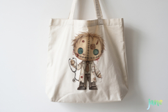 Spooky Doll Sublimation Clipart Product Image 5