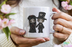 Spooky Doll Sublimation Clipart Product Image 3