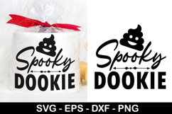 Spooky dookie SVG - Halloween Toilet Paper Design Product Image 1