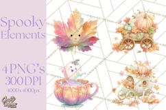 Spooky Props and Elements PNG, Halloween Clip Art Product Image 1