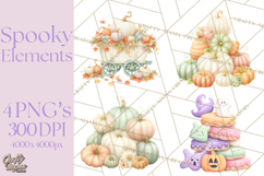 Spooky Props and Elements PNG, Halloween Clip Art Product Image 1
