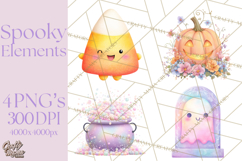 Spooky Props and Elements PNG, Halloween Clip Art Product Image 1