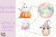 Spooky Props and Elements PNG, Halloween Clip Art Product Image 1