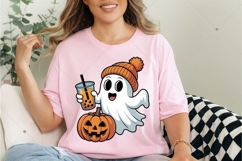 Halloween Coquette Ghost PNG, Halloween Ghost PNG, Spooky Product Image 1