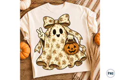 Spooky Ghost Friends Halloween PNG, Halloween PNG, Boo PNG Product Image 1