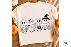 Spooky Ghost Friends Halloween PNG, Halloween PNG, Boo PNG Product Image 1