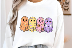 Spooky Ghost Friends Halloween PNG, Halloween PNG, Boo PNG Product Image 2