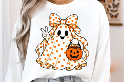 Spooky Ghost Friends Halloween PNG, Halloween PNG, Boo PNG Product Image 2