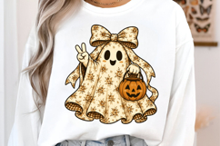 Spooky Ghost Friends Halloween PNG, Halloween PNG, Boo PNG Product Image 2