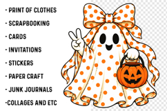Spooky Ghost Friends Halloween PNG, Halloween PNG, Boo PNG Product Image 3