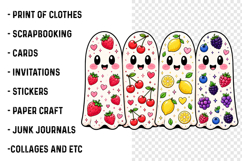 Spooky Ghost Friends Halloween PNG, Halloween PNG, Boo PNG Product Image 3